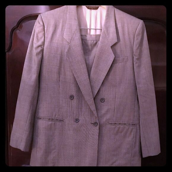 VINTAGE BLACK & WHITE HOUNDSTOOTH by CRICKETEER SIZE 10 MADE IN USA - Picture 1 of 8